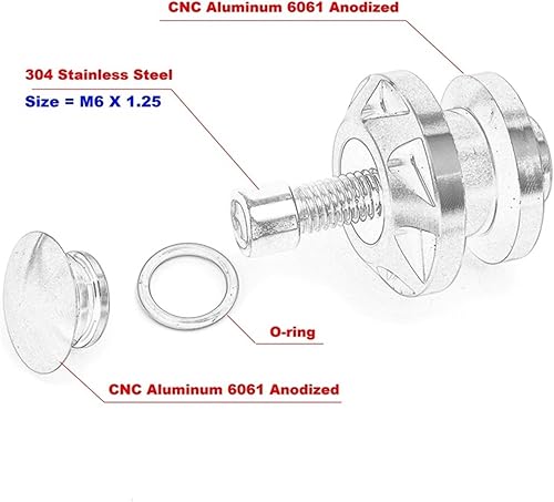 Miniatura 3 de WAGLOS Tornillos de soporte deslizante M6 para carrete basculante para Yamaha MT-03 MT03 MT 03 MT 03 Anticaída Frame Sliders (Color  Glod)