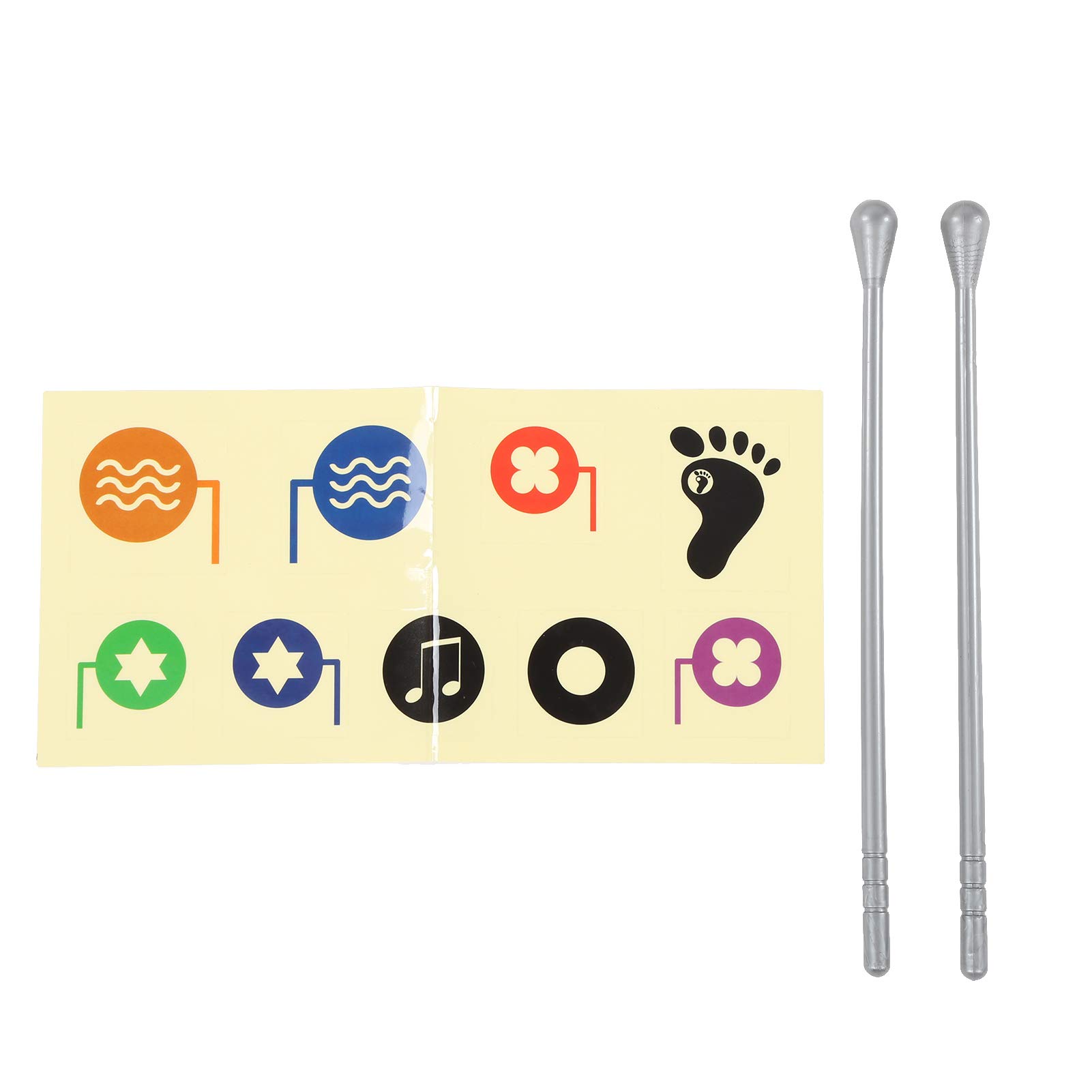 Rosvola Schlagzeug-Set, Lustiges Musikspielzeug für Im Alter von 1 Bis 6 Jahren, Umweltfreundliches Material, 5 Trommeln und Becken-Set (Blue)