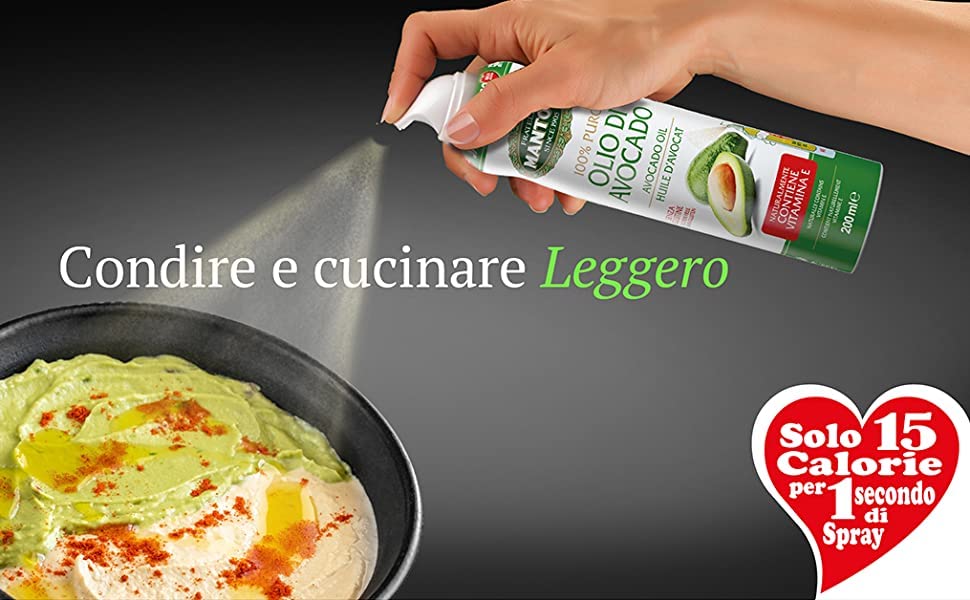 Italian Gourmet Bundle Avocadoöl Spray 3x 200ml + Italian Gourmet Polpa Gratis – 100% reines Avocado Oil Spray, leicht dosierbares Kochspray, Bratöl & Salatöl 600ml