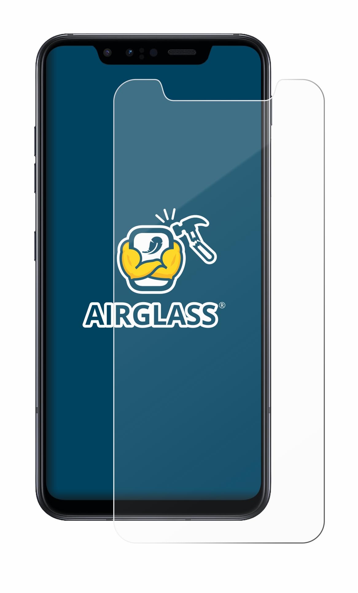 Brotect Vetro Protettivo Per LG K8 2017 – AirGlass 9H, Anti-impronta, Trasparente, Made In Germany (Confezione 1)