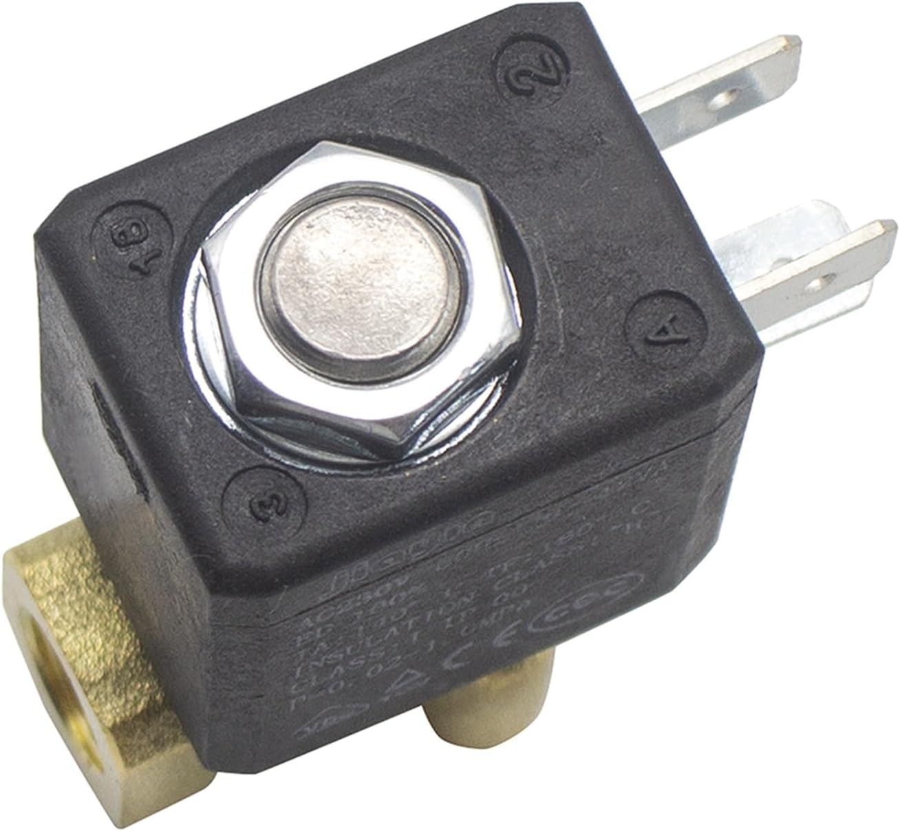 JYZ-3 Normally Closed 2/2 Way 3mm Direct-acting Internal Thread AC 230V G1/8" Brass Steam Air Water Solenoid Valve