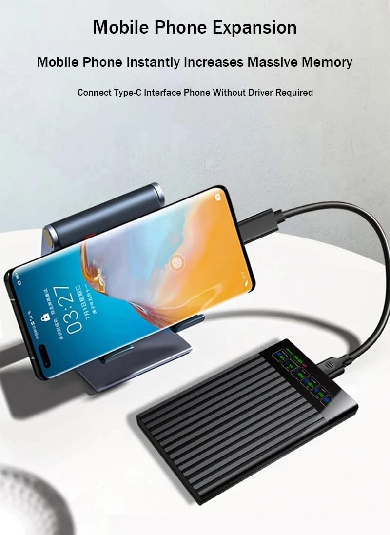 2.5'' Hard Disk Case SATA a USB C 3.1 External Hard Drive Case LED Display 6Gbps HDD SSD Hard Drive Case Custodia di Memoria per PC
