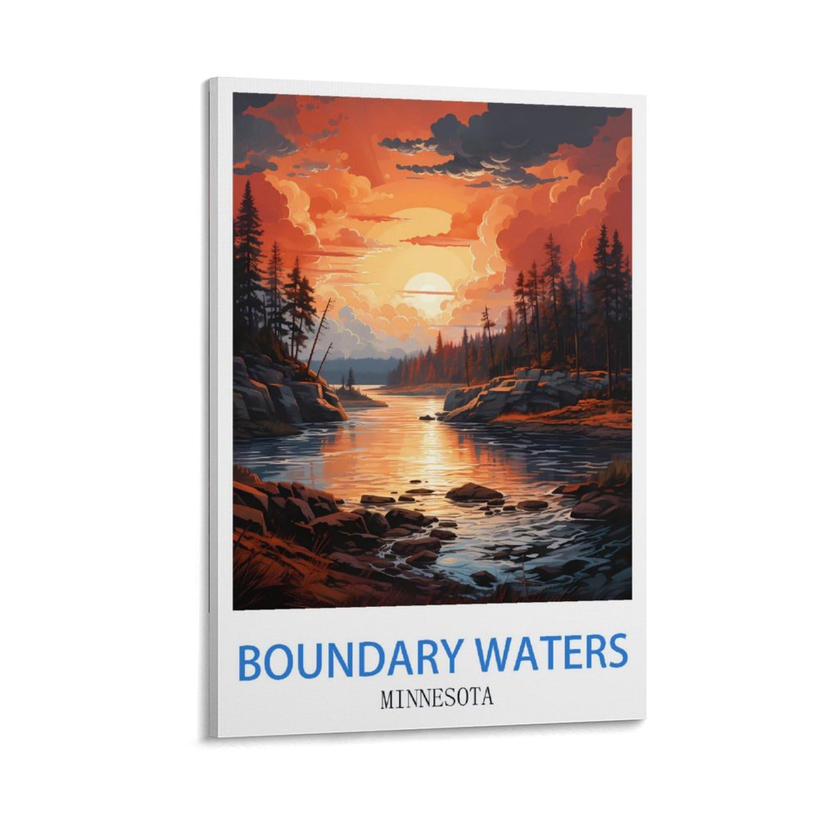 Affiche Boundary Waters Minnesota solution grand mur vide salon 40x60 - 8