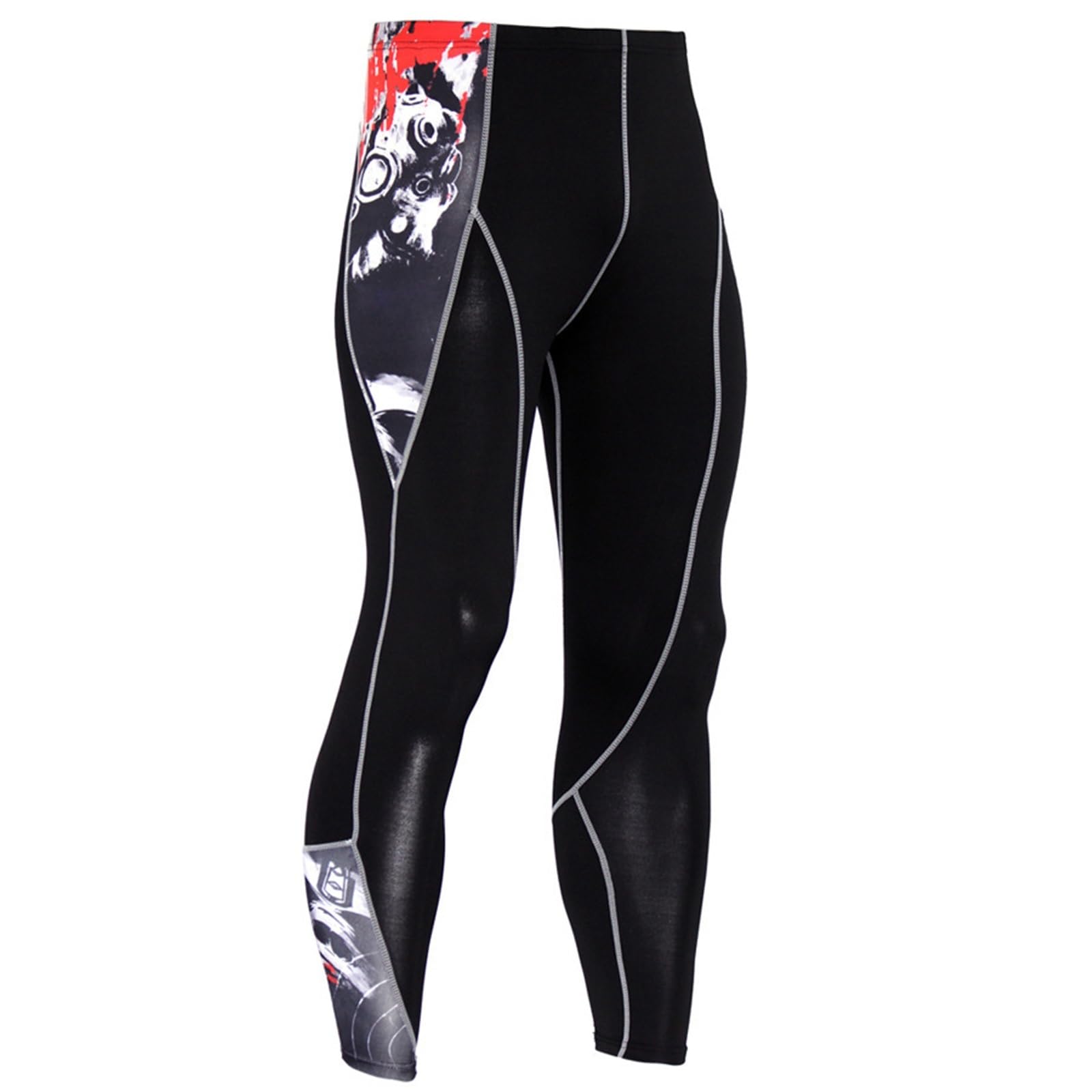Pantalon Running Hombre Mallas Blancas for Correr for Hombre, Mallas de compresión for Baloncesto, Gimnasio, Entrenamiento, Sudor de Secado rápido, chándal for el Cuidado de la Piel