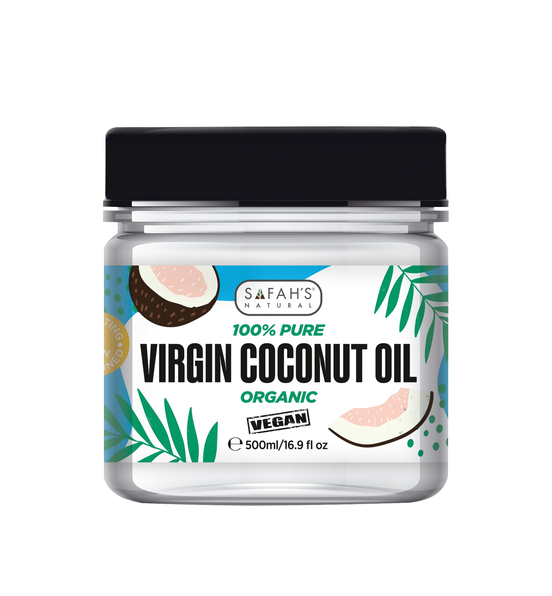 Safah’s Natural - Organic Coconut Oil, 500ml