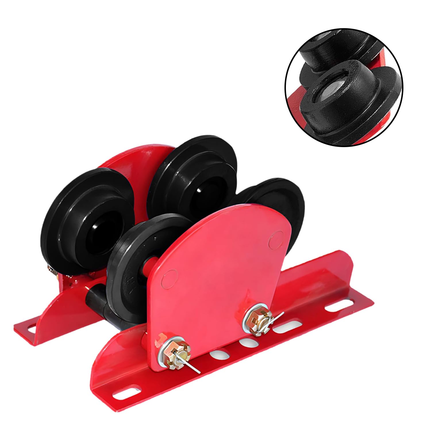 Carretilla hasta 500 kg, grúa 500 kg, vigas I 68-110 mm, suspensión doble, cabrestante ajustable