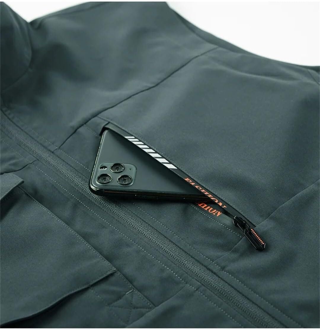 ININOSNP Gilet sans Manches Gilet d'été en Maille sans Manches for Le Travail en Plein air, Le Safari, la pêche, Les Voyages, la randonnée, la Gym, Le Sport(Army Green,5XL)