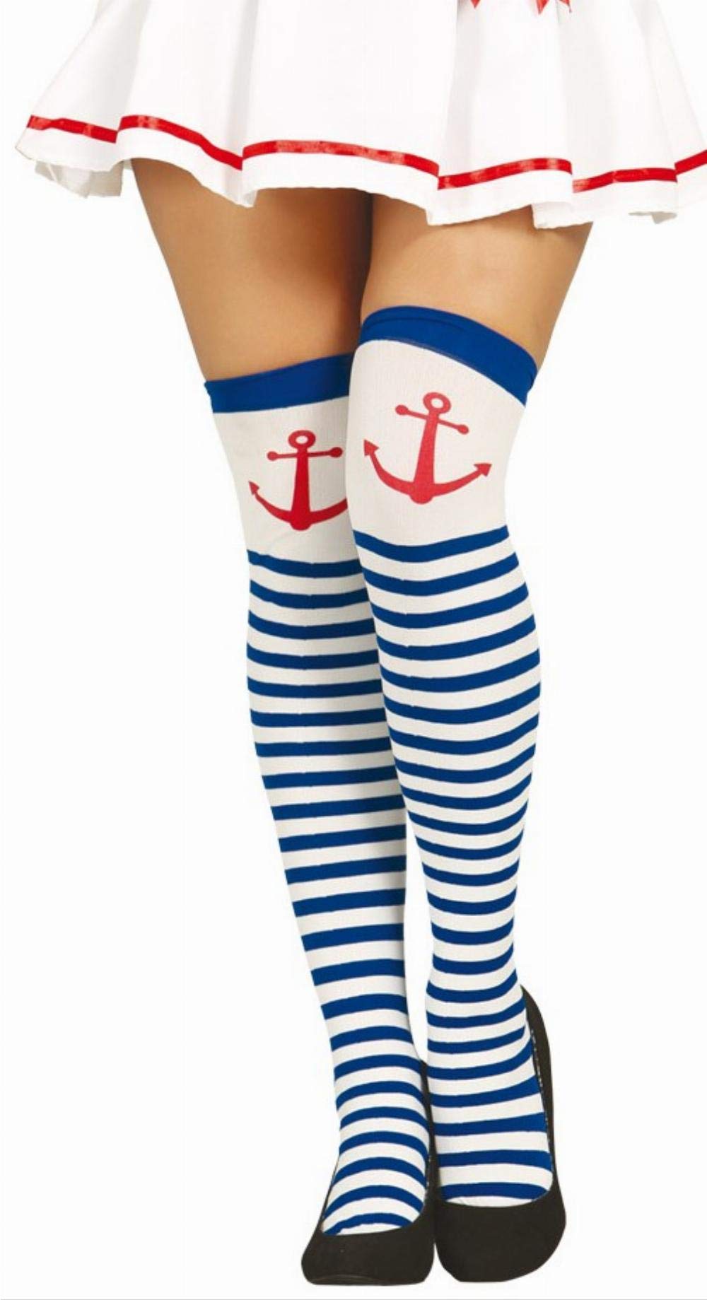 Sailor Knee High Stocking Anchor Design