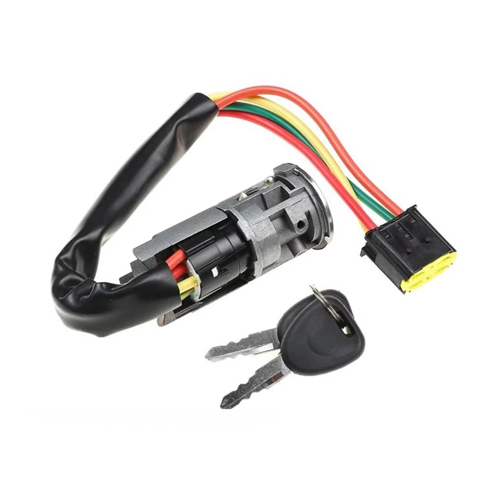 Ztguioq One Color Ignition Lock Cylinder Compatible With Clio 1998-2005 For Megane For Scenic 1996-2003 Car Ignition Lock Cylinder Starter Key 7701471098 7701471220 7702296589