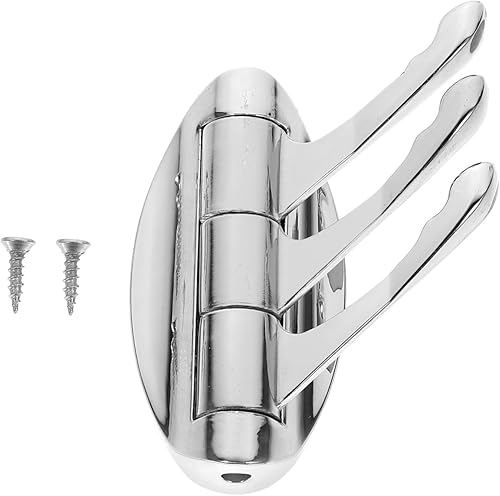 Uonlytech Perchero de ropa resistente, gancho para inodoro, sombrero, colgador de pared, estantes para almacenamiento en pared, perchas de