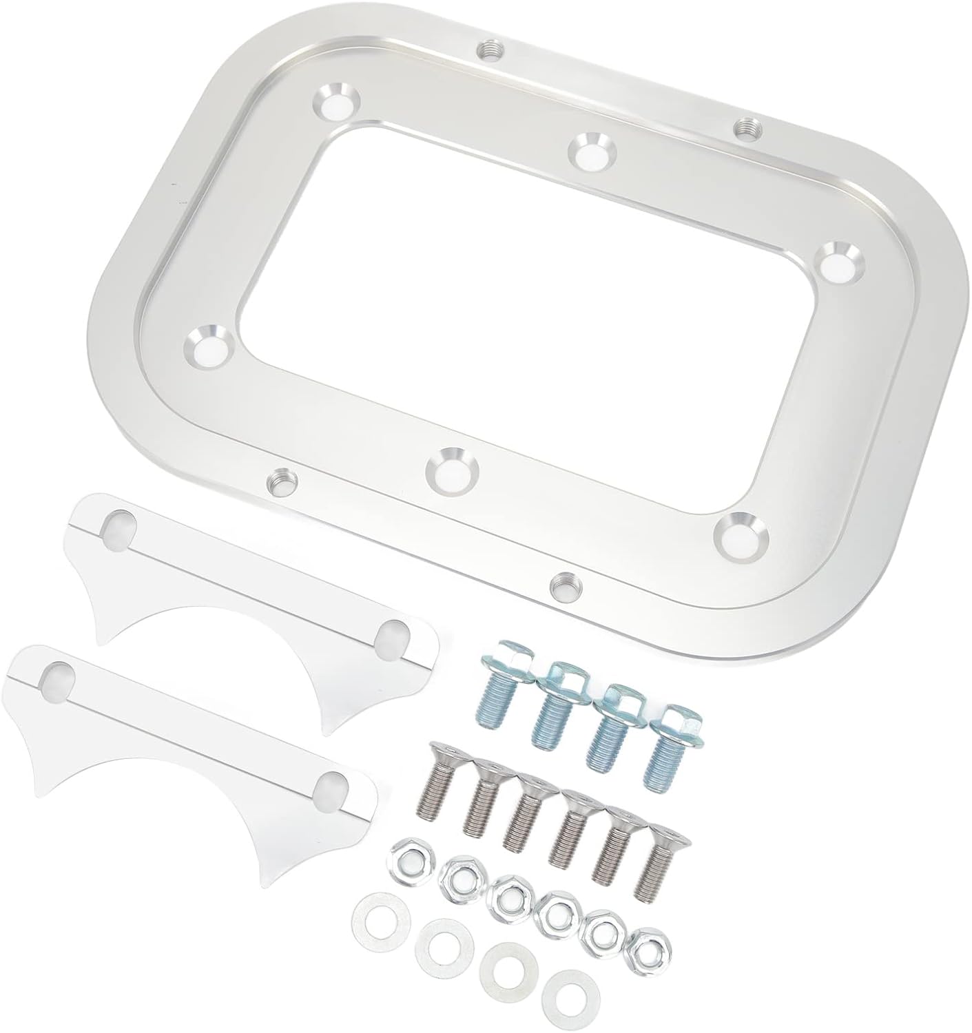 Billet Aluminum Battery Tray, Battery Pallet Trunk Battery Hold Down Bracket Compatible with Racing Trunk Optima Batteries Blue Yellow Red Top 34M D34M D34 D34/78 34 34/78