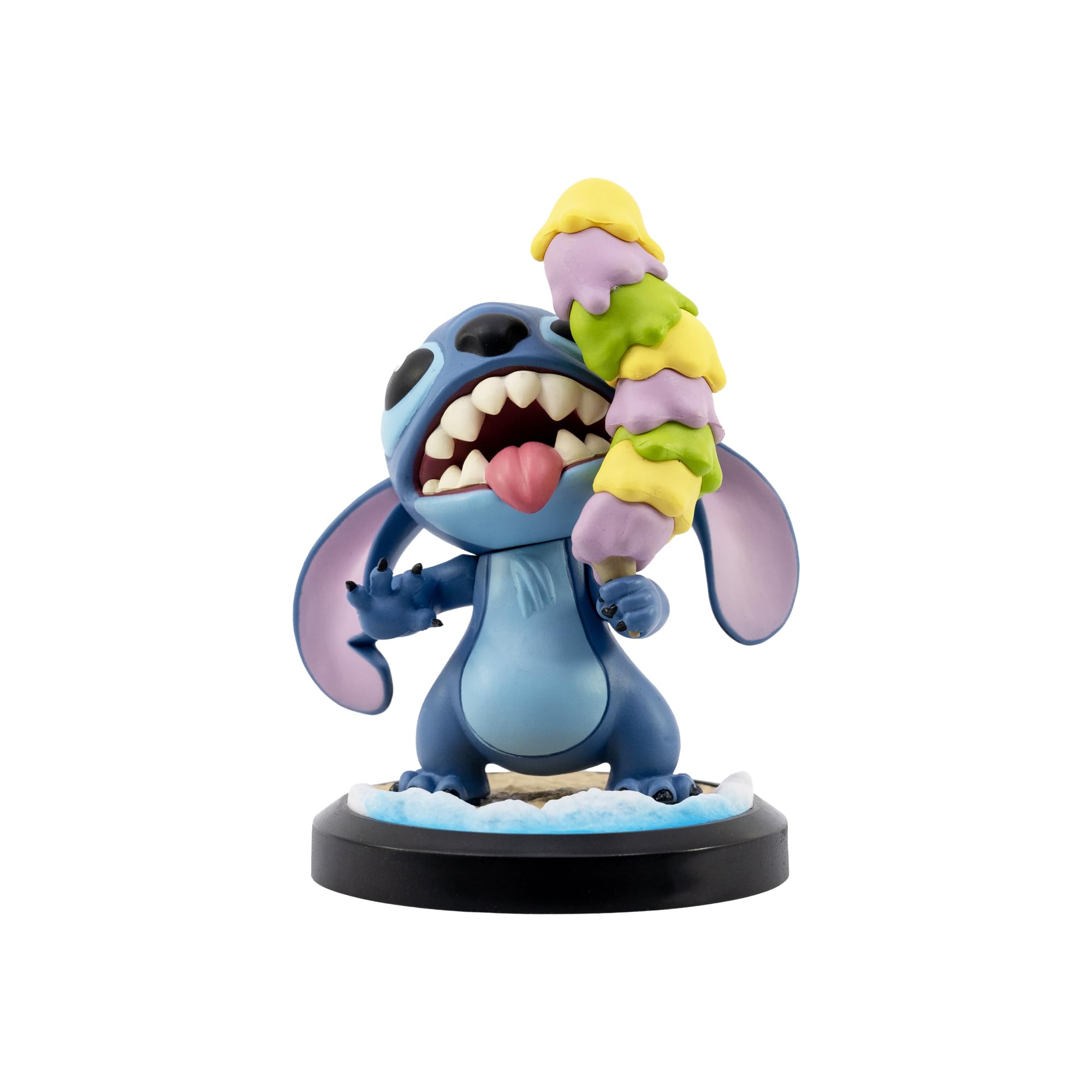 YuMe Glutton Stitch 3" Mini Figure Collectable in Hero Window Box | Officially Licensed Disney Merchandise | Toy Gift for Kids, Adults & Movie Fans | Collect All 6 Fun Series Collectable Figures
