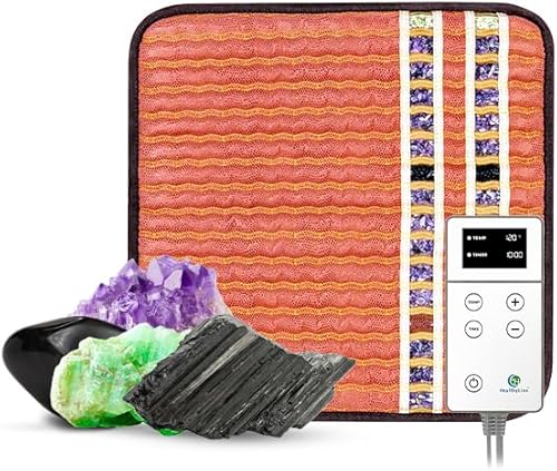 HealthyLine, TAO-SOFT-1818, TAO MAT Pequeño 1818, Piedras preciosas amatista, turmalina, obsidiana., 1