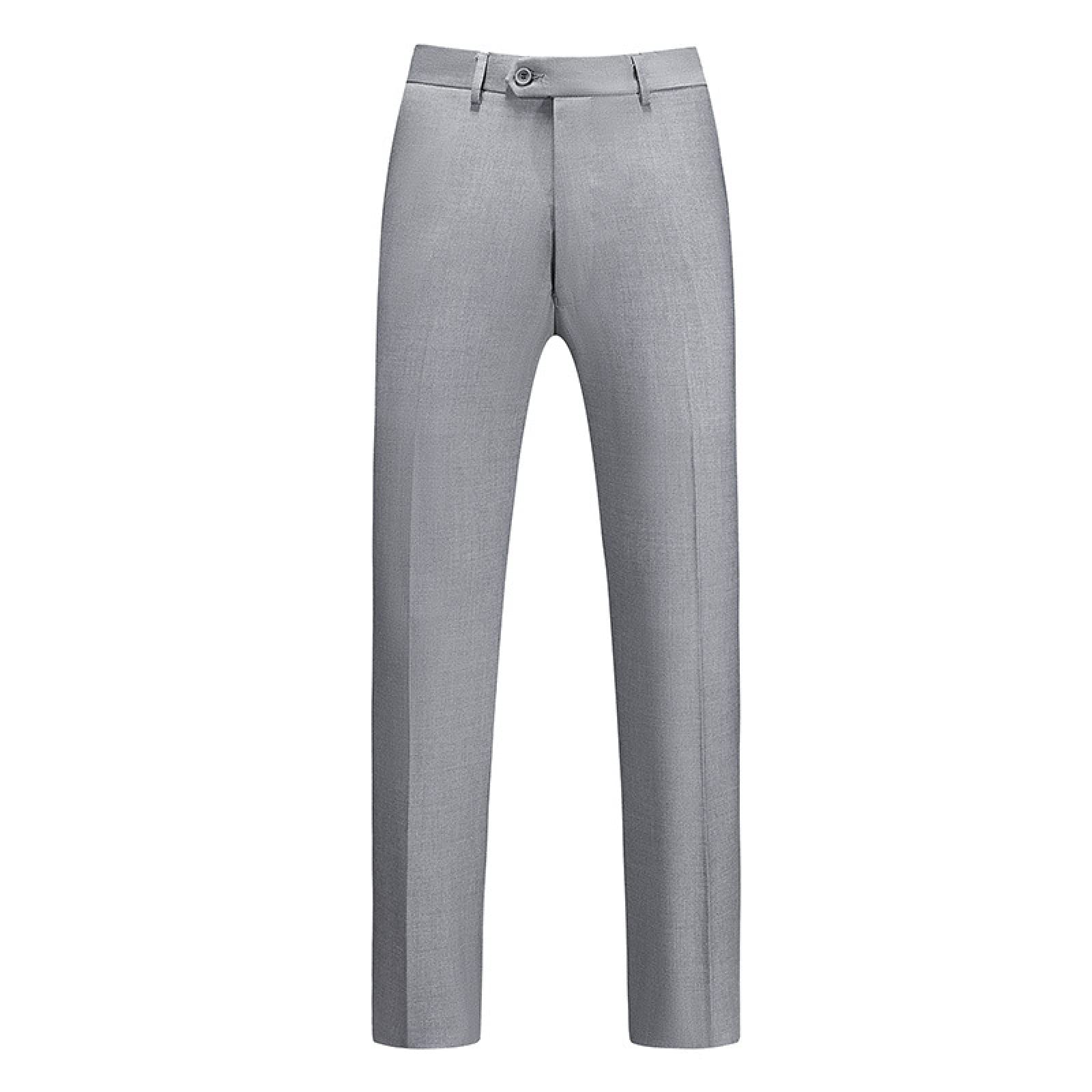 Men's Suit Pants Fashion Solid Color Simple Daily Commuting Basic Versatile Casual Office Work Trousers