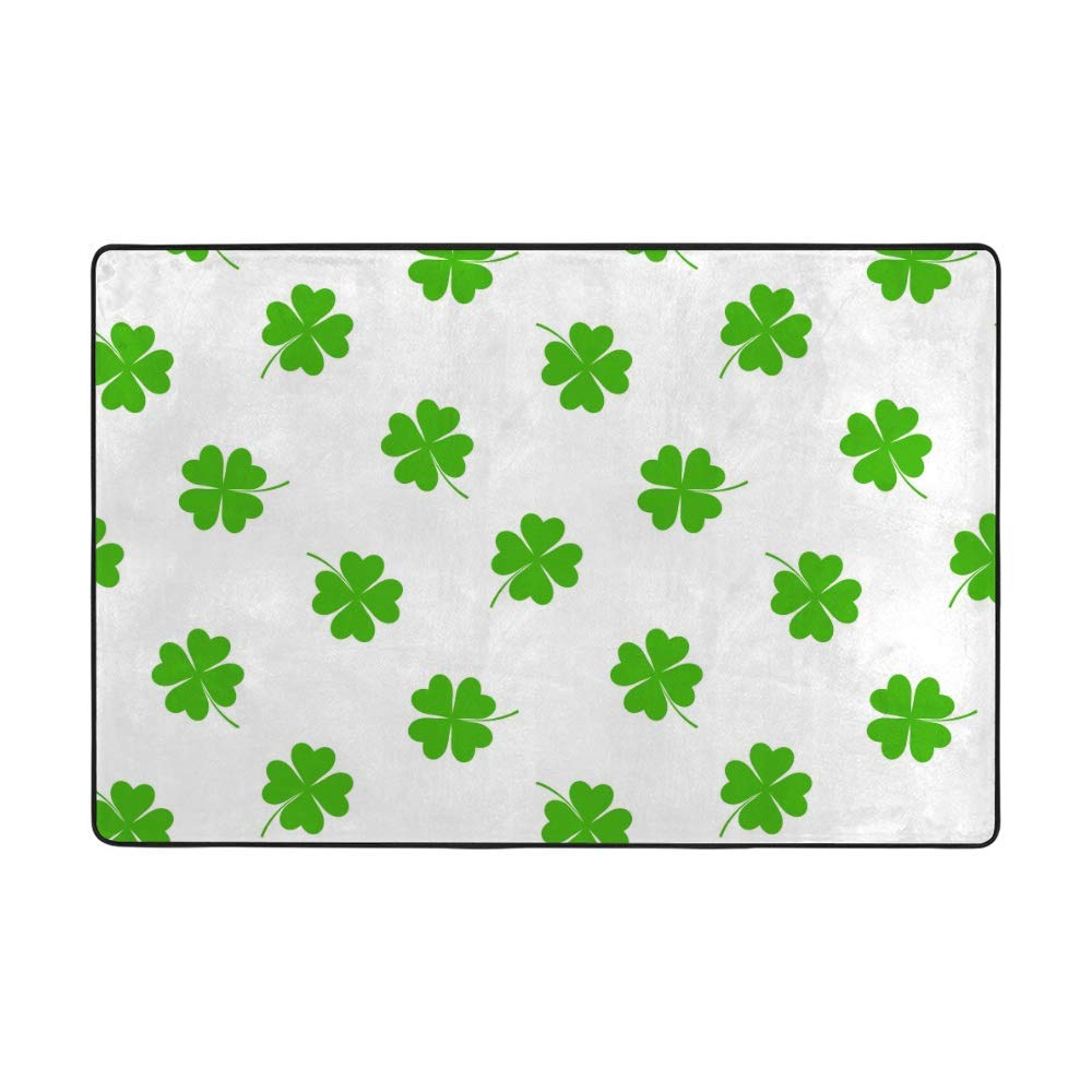 Grand tapis de sol super doux velours vert corail épais salon chambre 160x122
