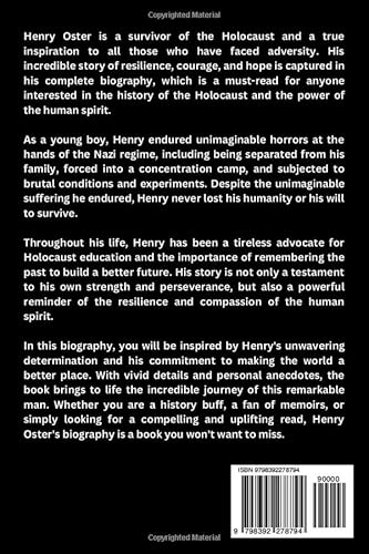 Henry Oster Book: The Survivor
