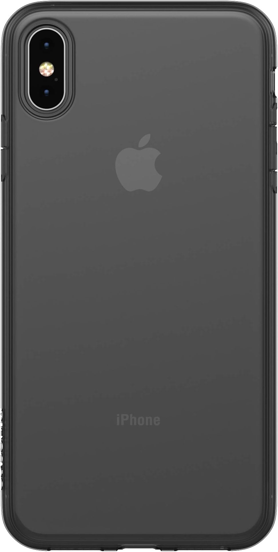 Incase Protective Clear Cover/Case for iPhone Xs Max - Sleek + Durable iPhone Xs Max Case with Scratch-Resistant Shell - Optimized for a Comfortable Grip - Black