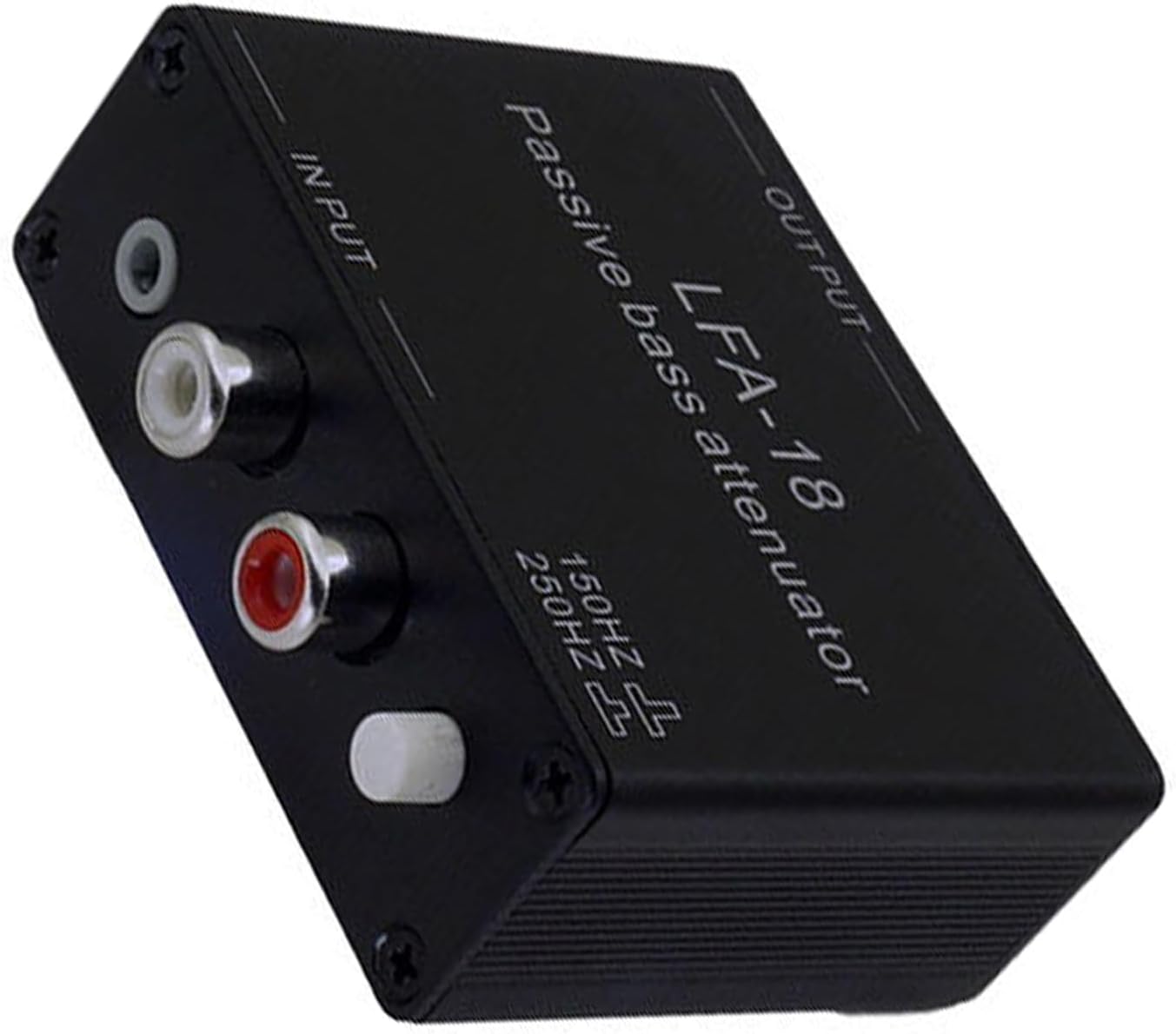 Passive Low Frequency Attenuator 3.5mm and RCAs Inputs for Fast Connection in Studios and Live Shows Low Frequency Attenuator