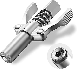 MASRIN Grease Gun Coupler-Grease Gun Tip,Grease Fittings,Duty Quick Release Grease Coupler Compatible with All Grease Guns 1/8" NPT Ends,Upgrade to 12000 PSI