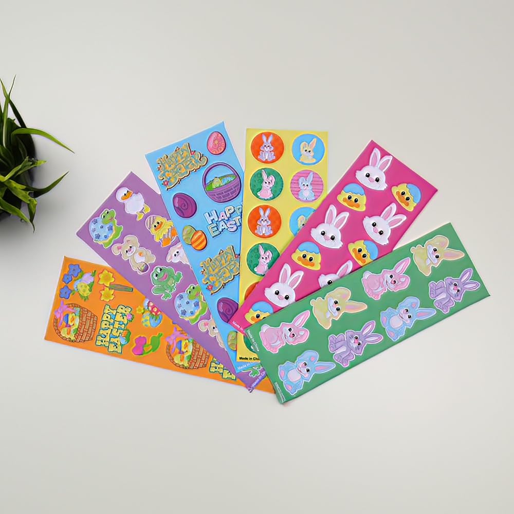 Rhode Island Novelty 100 Stickers Assortment Easter Holiday Classic Character Sheets