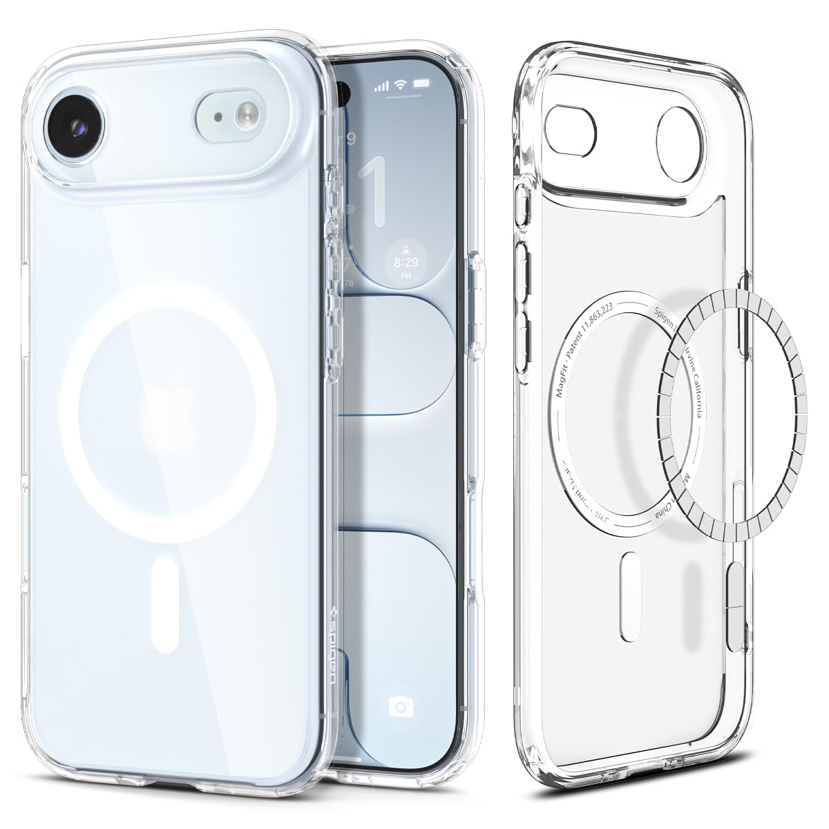 Spigen Ultra Hybrid MagFit for iPhone 17 Air Case, Frost White
