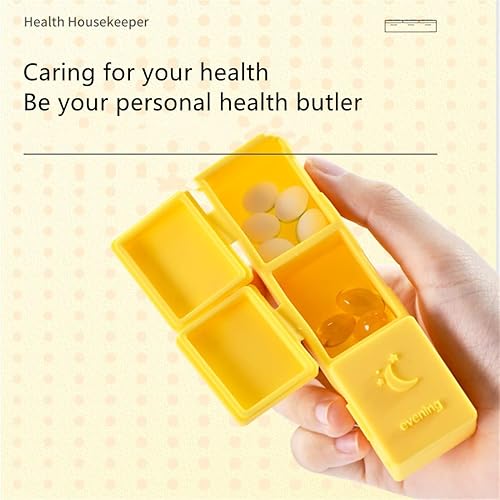 Miniatura 3 de Pastillero semanal a prueba de humedad 3 veces al día, pastillero grande de 7 días portátil para viajes con pastilleros individuales extraíbles para