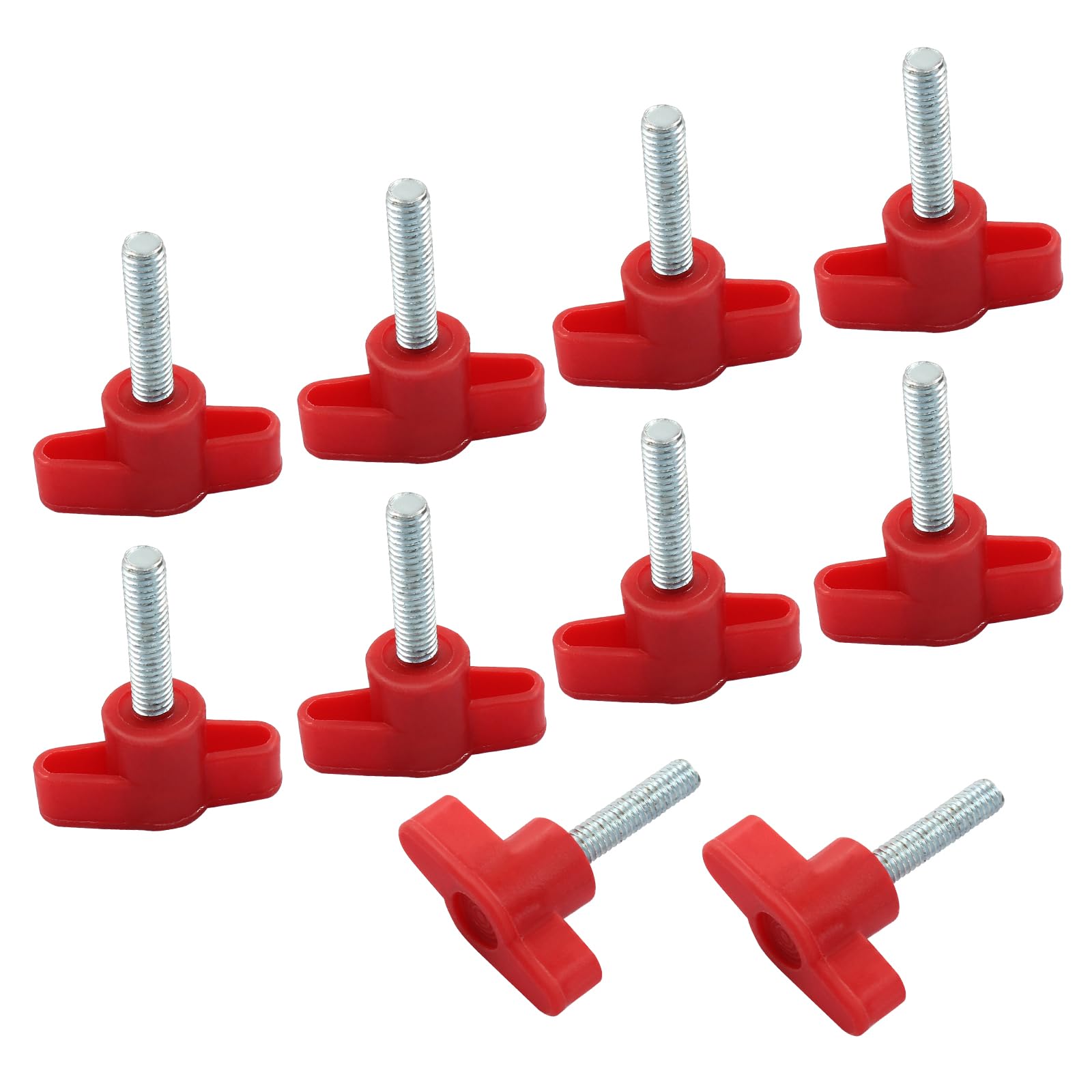 Amazon.com: LDEXIN 10Pcs T-Shape Clamping Knob M6 x 25mm Thread