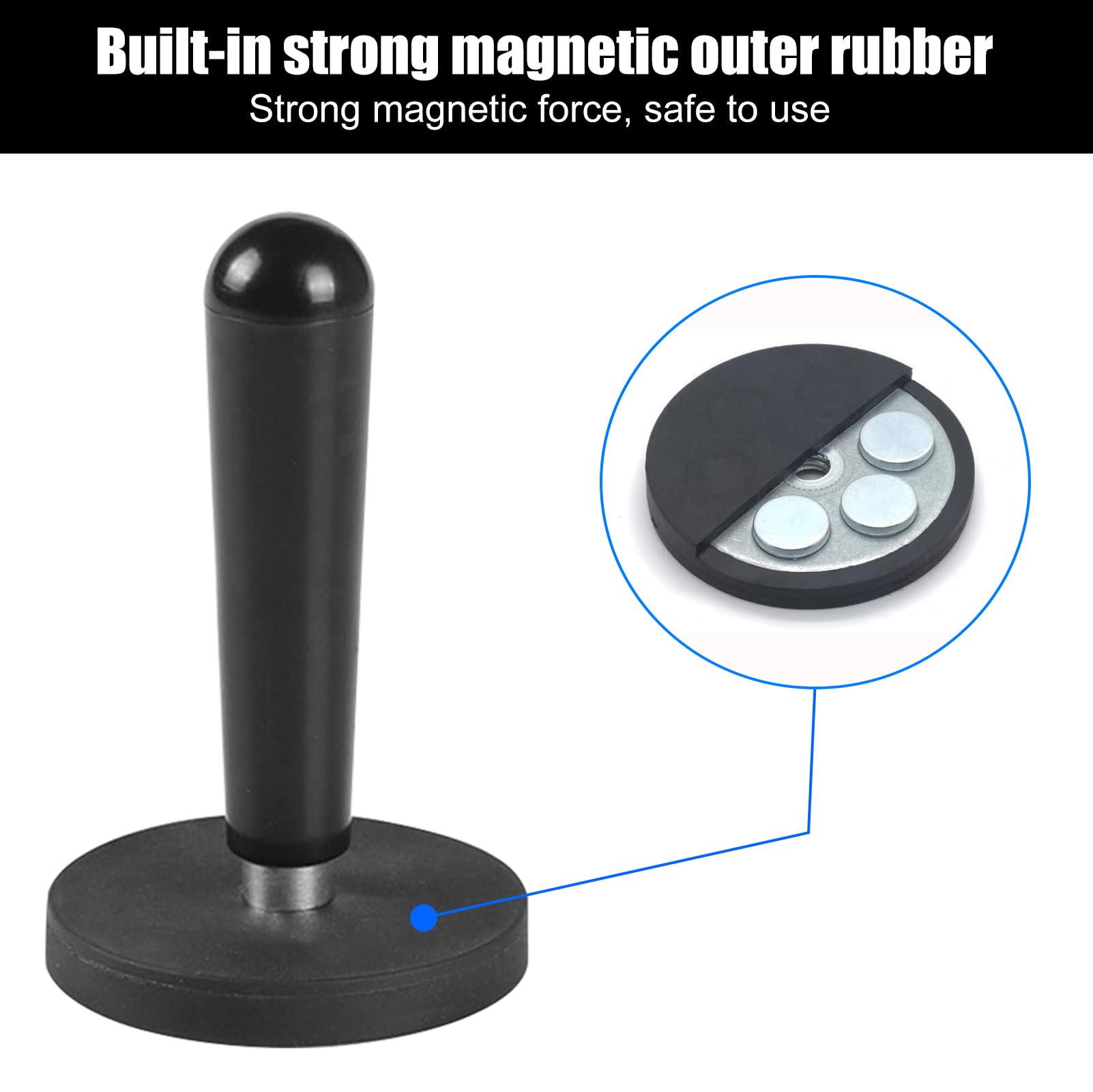 Lot de 8 aimants de montage pour voiture : support de prise en main magnétique, aimant de montage, outil de pelliculage pour le pelliculage de film, enveloppement de voiture, pelliculage de