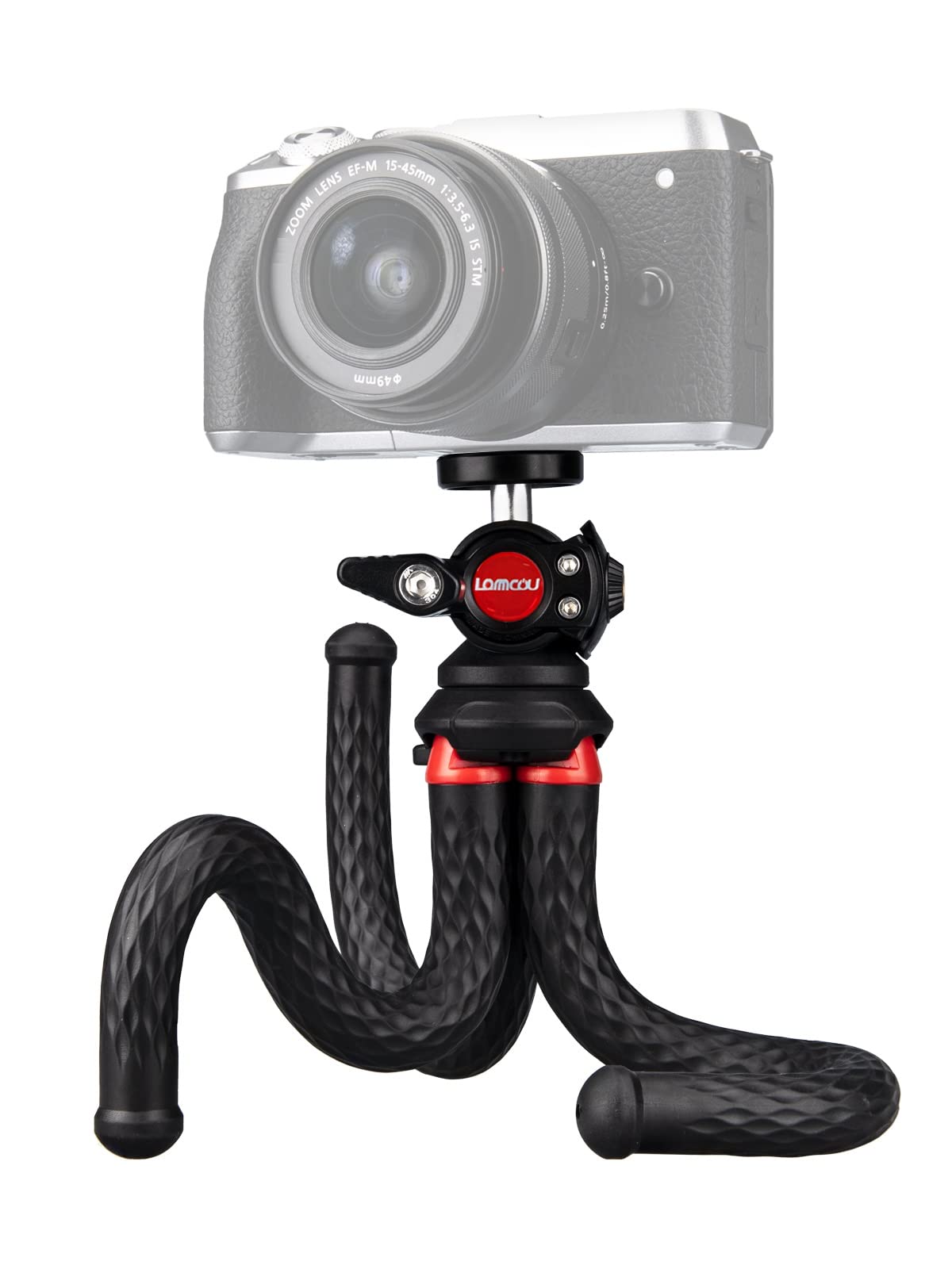 Treppiede Flessibile Per Telefono E Fotocamera | Supporto Portatile Per Vlogging, Viaggi E Selfie | Piedino Regolabile Con Attacco Standard 1/4"