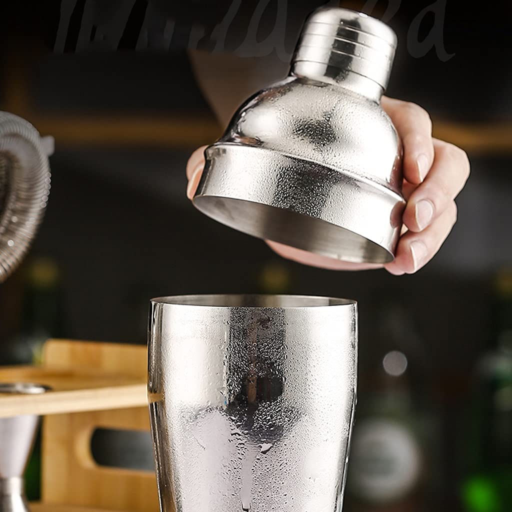 Juego de Coctelera Kit de Barman con Soporte|Juego de Barras de cóctel de cóctel para Mezcla de Bebidas-Herramientas de Barras Agitador de Cócteles (Color : C)