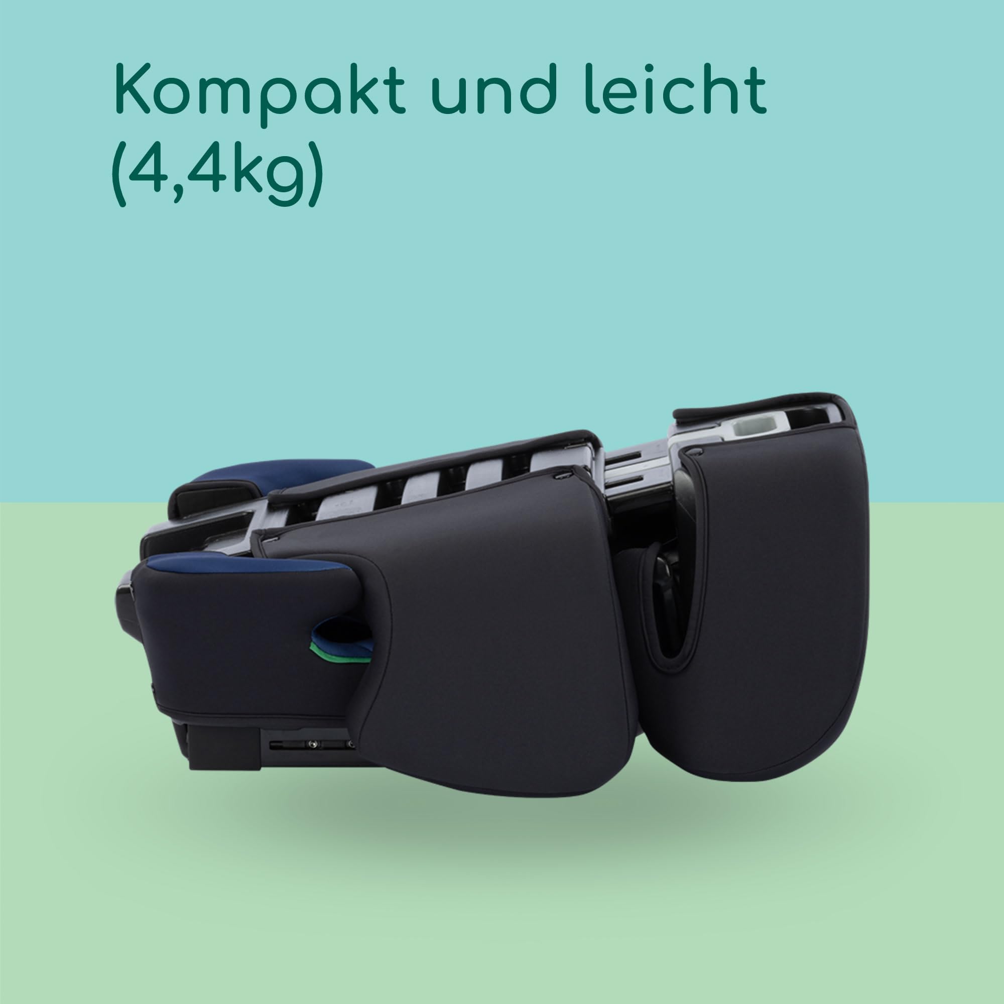 Bebeconfort Disney RoadFix i-Size, Kindersitzerhöhung mit Rückenlehne, 3,5–12 Jahre (100–150 cm), Folgekindersitz Stitch Disney, Klappbar, Leicht (4,4 kg), 14 Kopfstützenpositionen, Authentic Stitch
