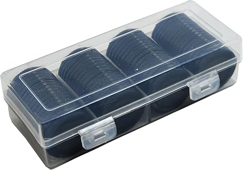 Miniatura 3 de 64pcs 1.260 in1.26 pulgadas plástico opaco aprendizaje contadores discos mini fichas de póquer fichas de juego con caja de almacenamiento