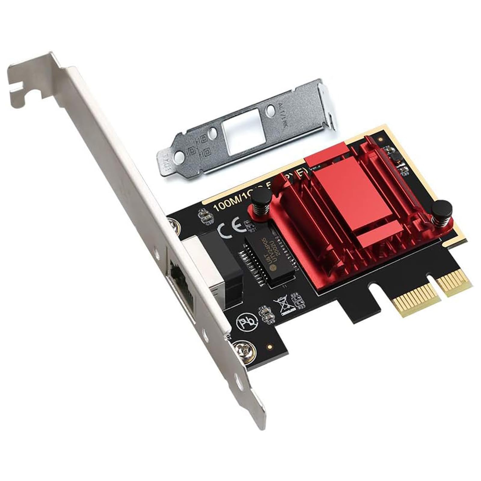 Carte réseau PCIE RJ45 2.5Gbps idéale pour le streaming 4K et le stockage réseau NAS rapide