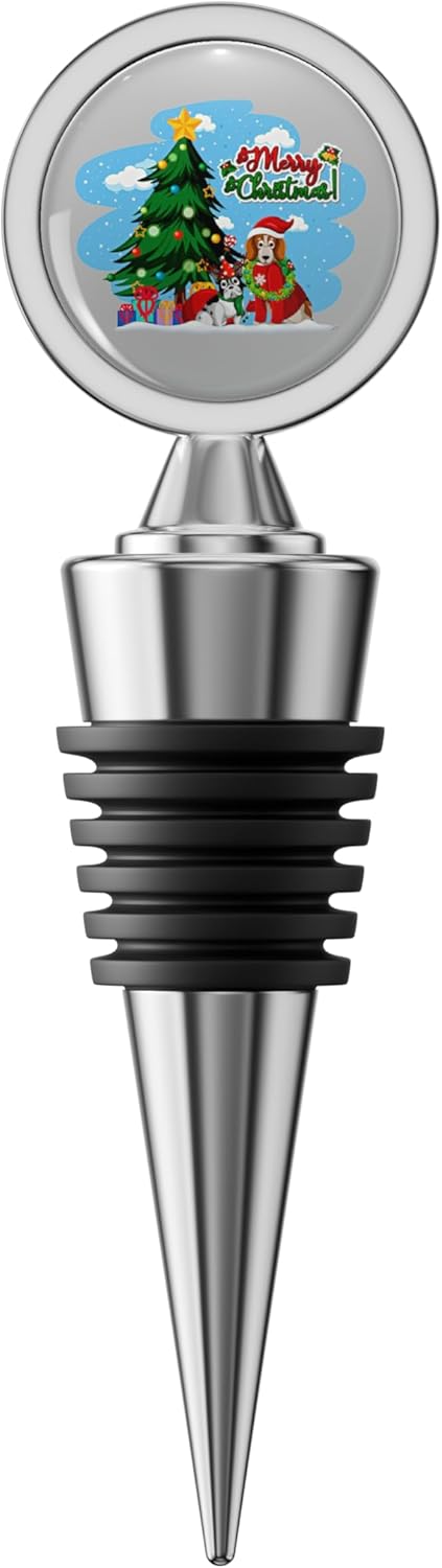 best christmas gifts 2022 Stainless Steel Wine Stopper – Airtight Reusable Bottle Plug for Wine, Champagne, and Liquor Bottles - Image 1 of 5