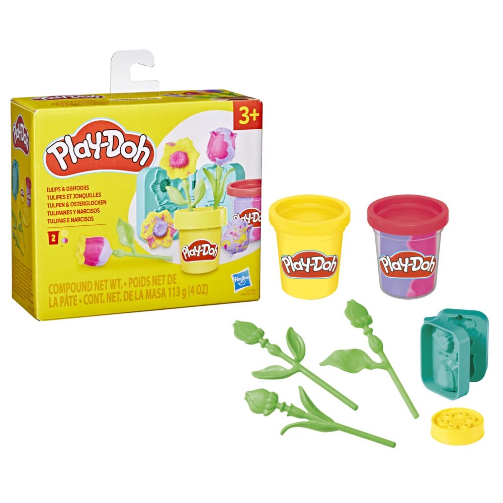 Hasbro Play-Doh Tulpen- und Osterglocken Blumenspielzeug