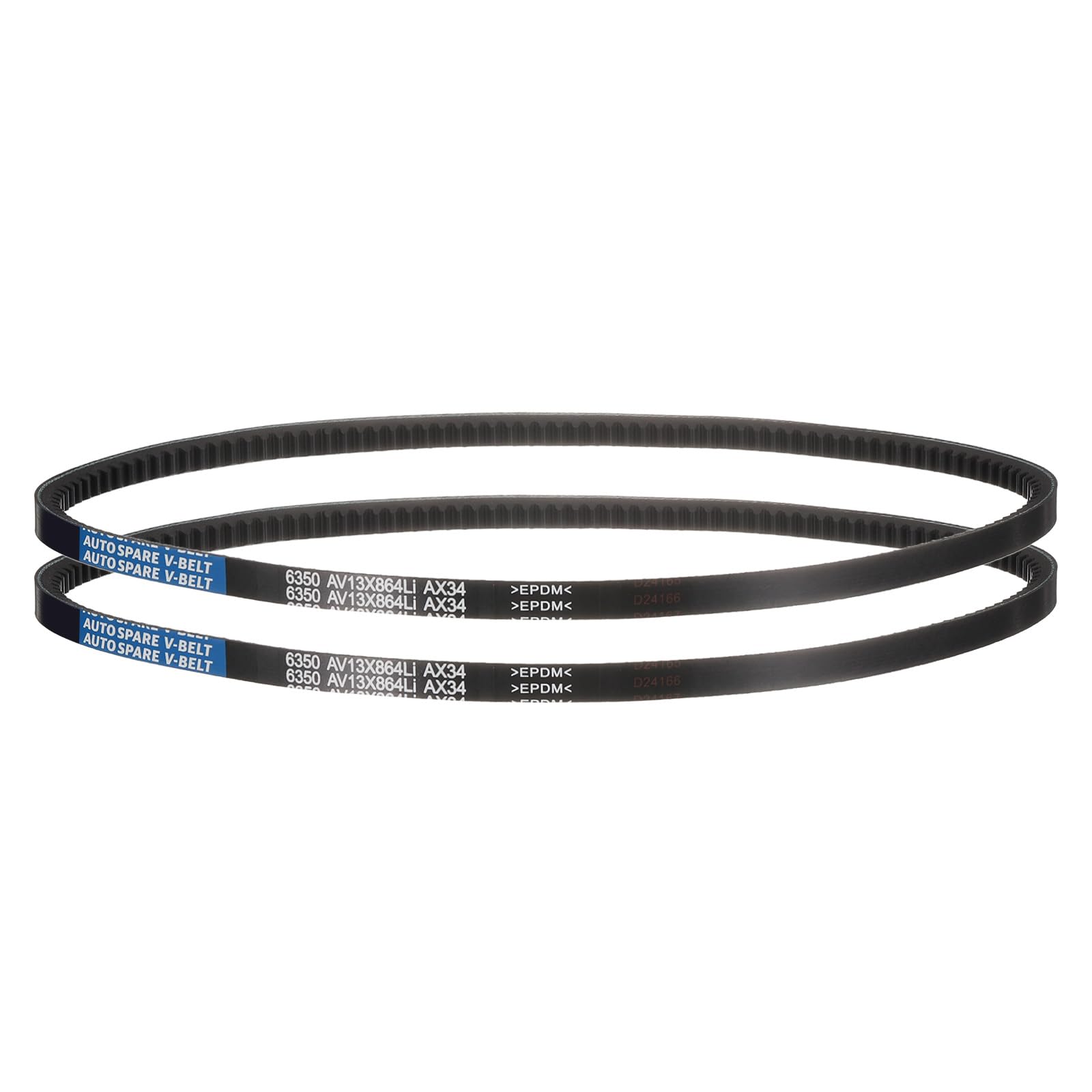 AX50 Belt, Raw Edge Cogged Industrial Rubber EPDM V-Belt, Pack of 2 — Amazon image 29