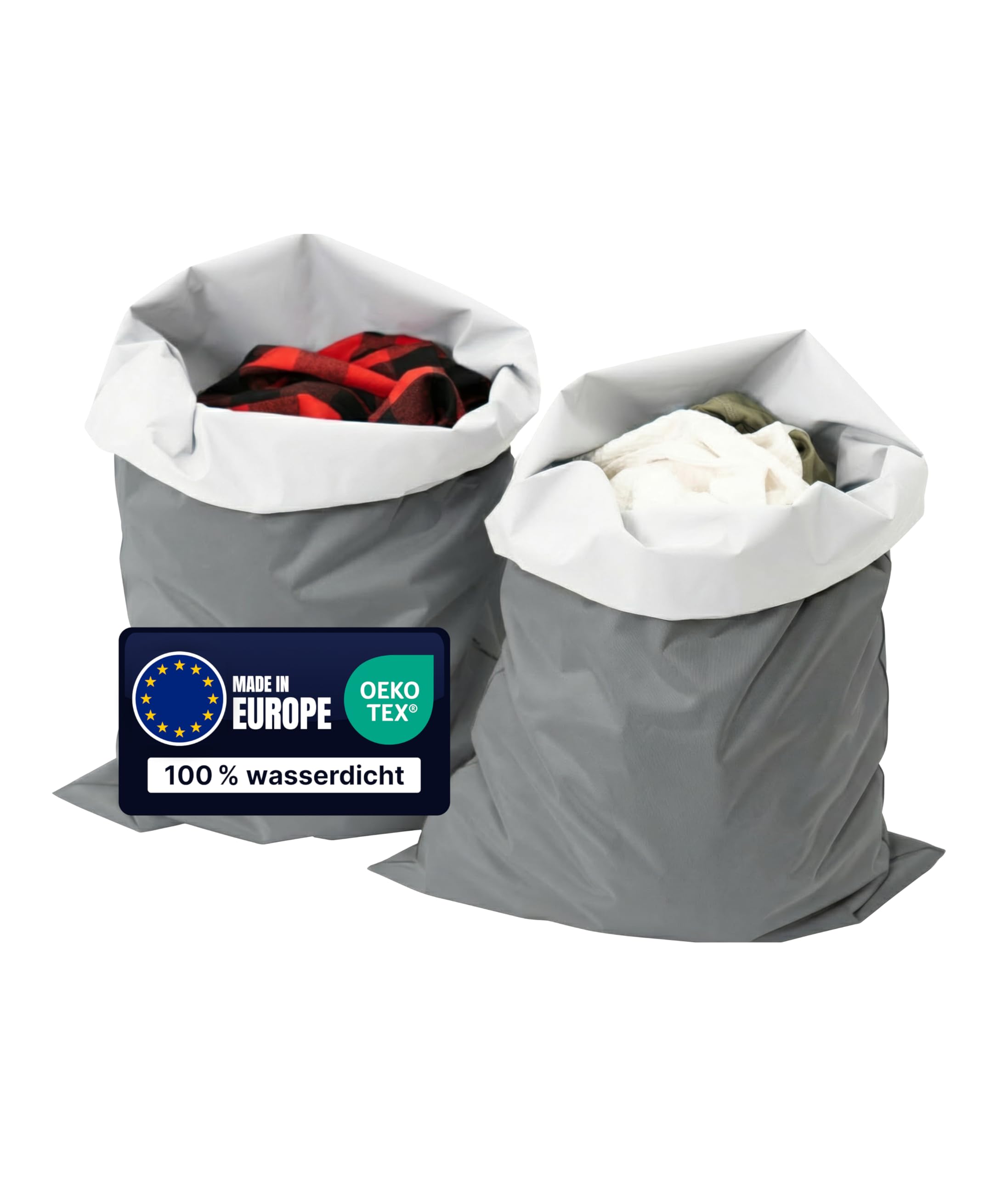 Sacs à linge de voyage haut de gamme certifiés Öko-Tex avec coutures soudées Cover Solutions