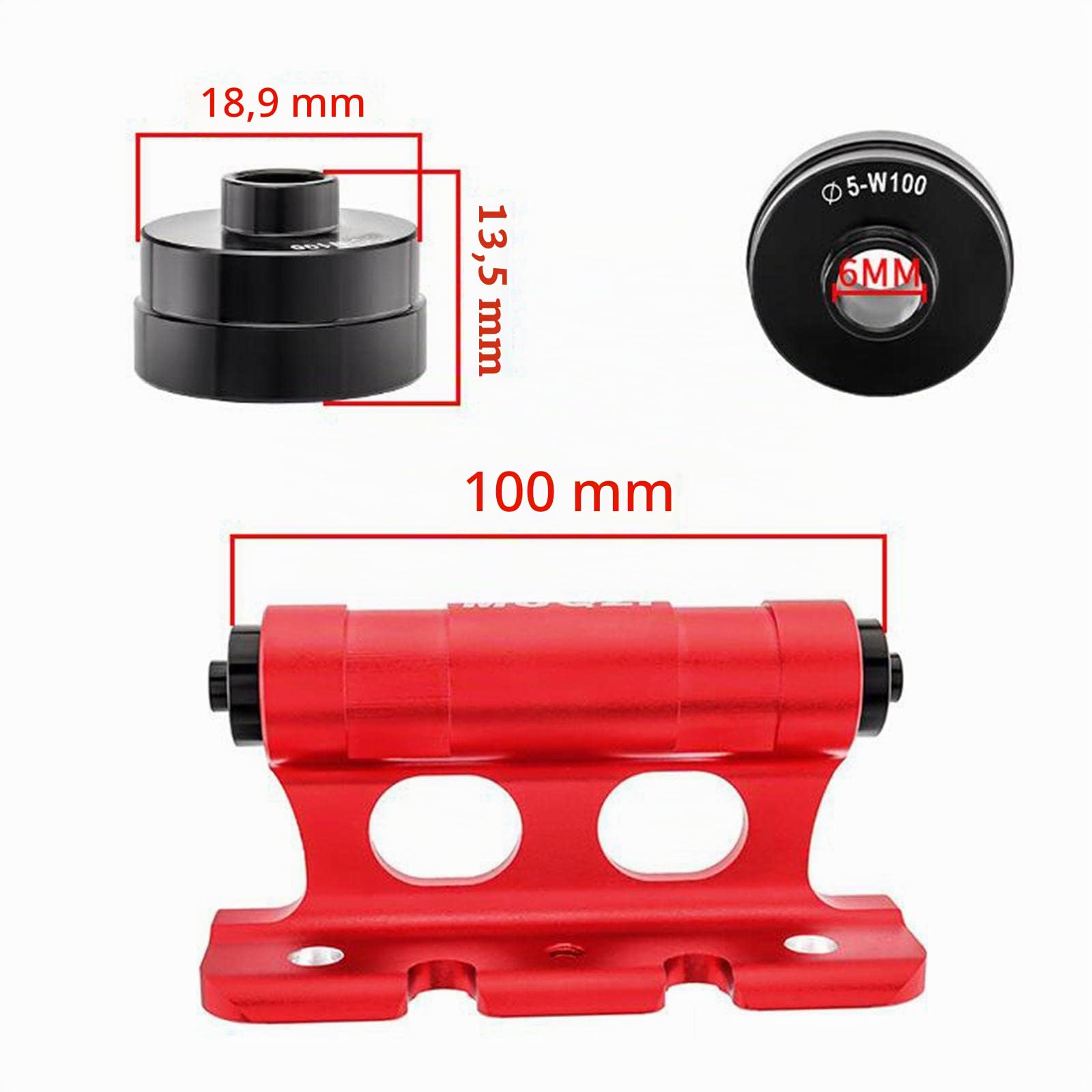 Soporte de horquilla para bicicleta, portaequipajes para techo, soporte para rueda trasera de bicicleta, accesorios para soporte de, ROJO