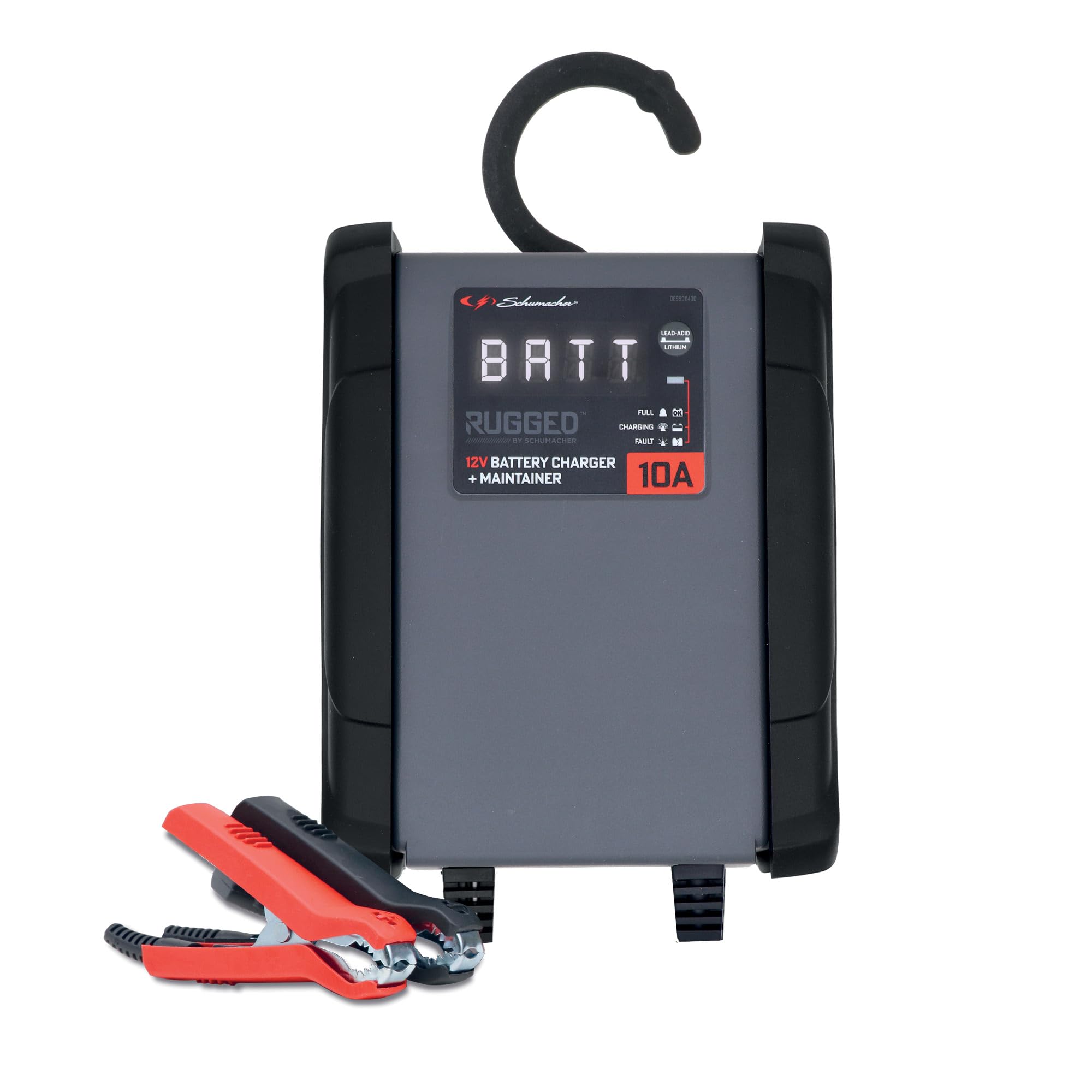 Schumacher Electric SPX460-10A Cargador Batería Coche 12V - Carga Inteligente - AGM, Estándar, Gel, Calcio, Start&Stop, Litio (LiFePo4)