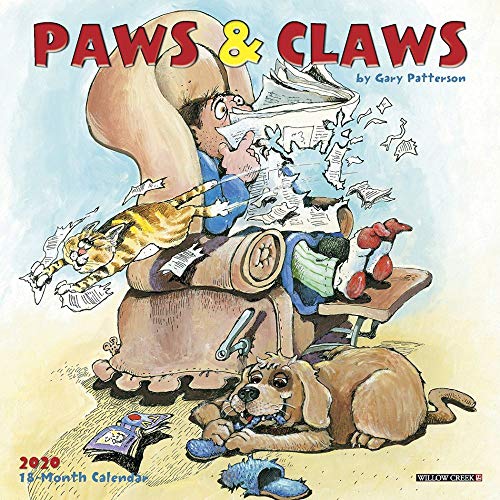 Paws & Claws by Gary Patterson 2020 Mini Calendar