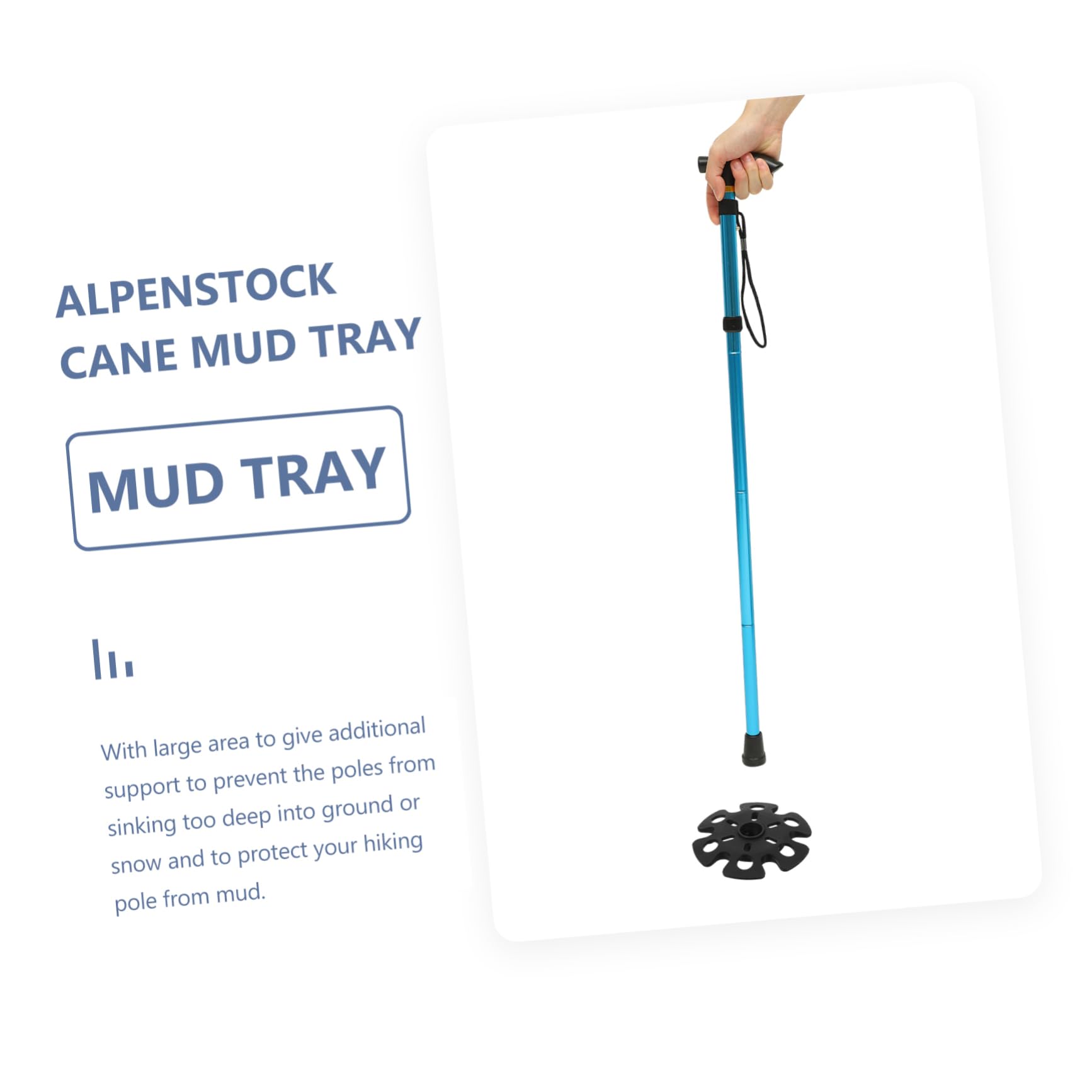 Toyvian 4 pièces Embouts pour Bâtons de Randonnée et Trekking Protection Antidérapante pour Boueux et Neige Accessoires Universels pour Bâtons de Marche et Randonnée