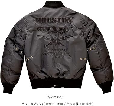 ✨極美品✨ヒューストン❣️MA-1ライダースジャケットM羊革
