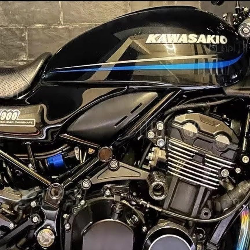 Amazon | Kawasaki Z900RS用 サイドカバー タンク下パネル クローム