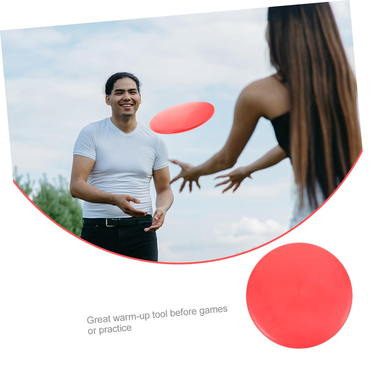 GRIRIW 2Pcs Pitching Practice Disc Reusable Softball Training Aid for Perfecting Techniques Portable Pitching Mechanics Tool for Home and Outdoor Use