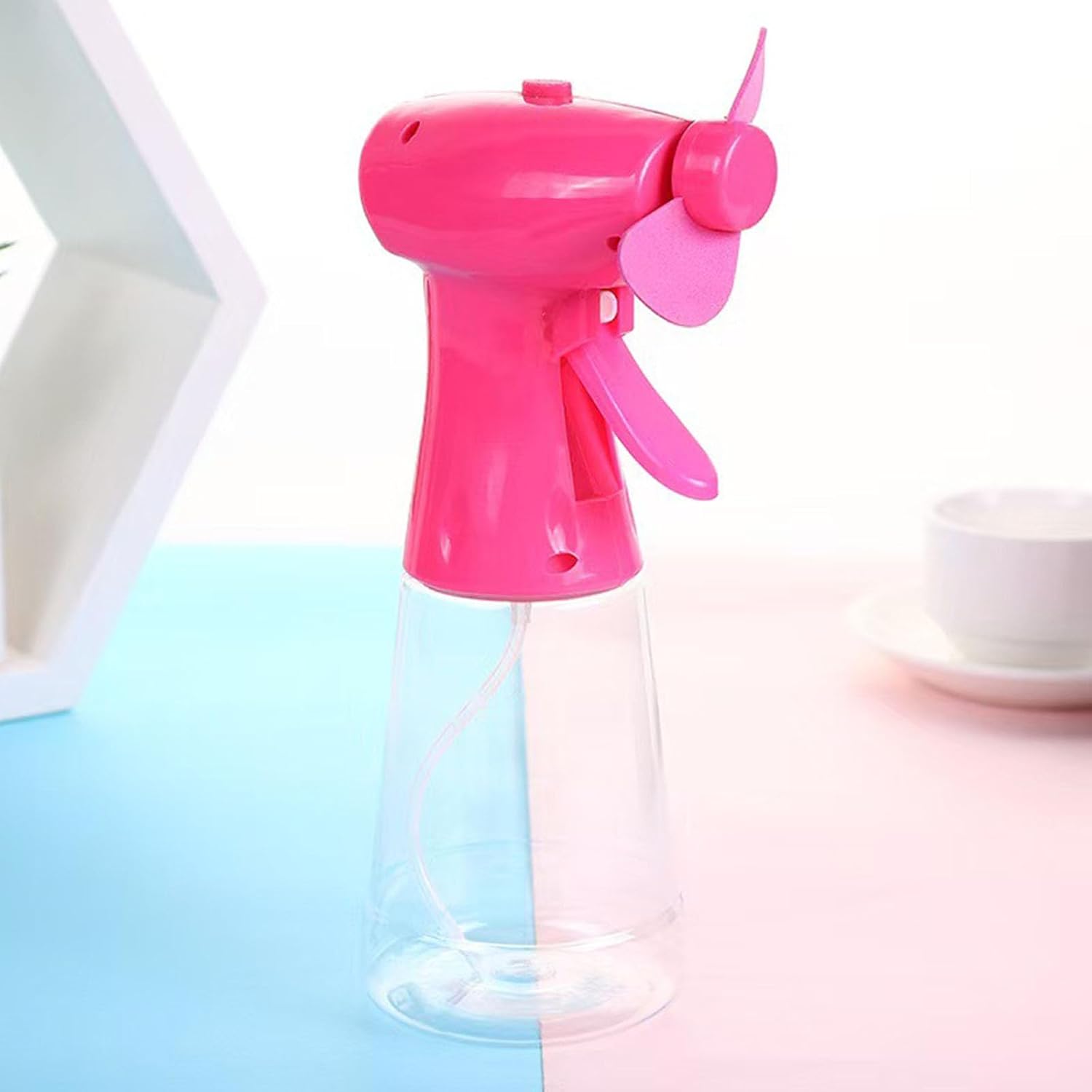 4Pcs Hand Cranked Sprayer Cooling Fan Portable Handheld Misting Cooling for Adult Outdoor Cycling Camping Gift image 5