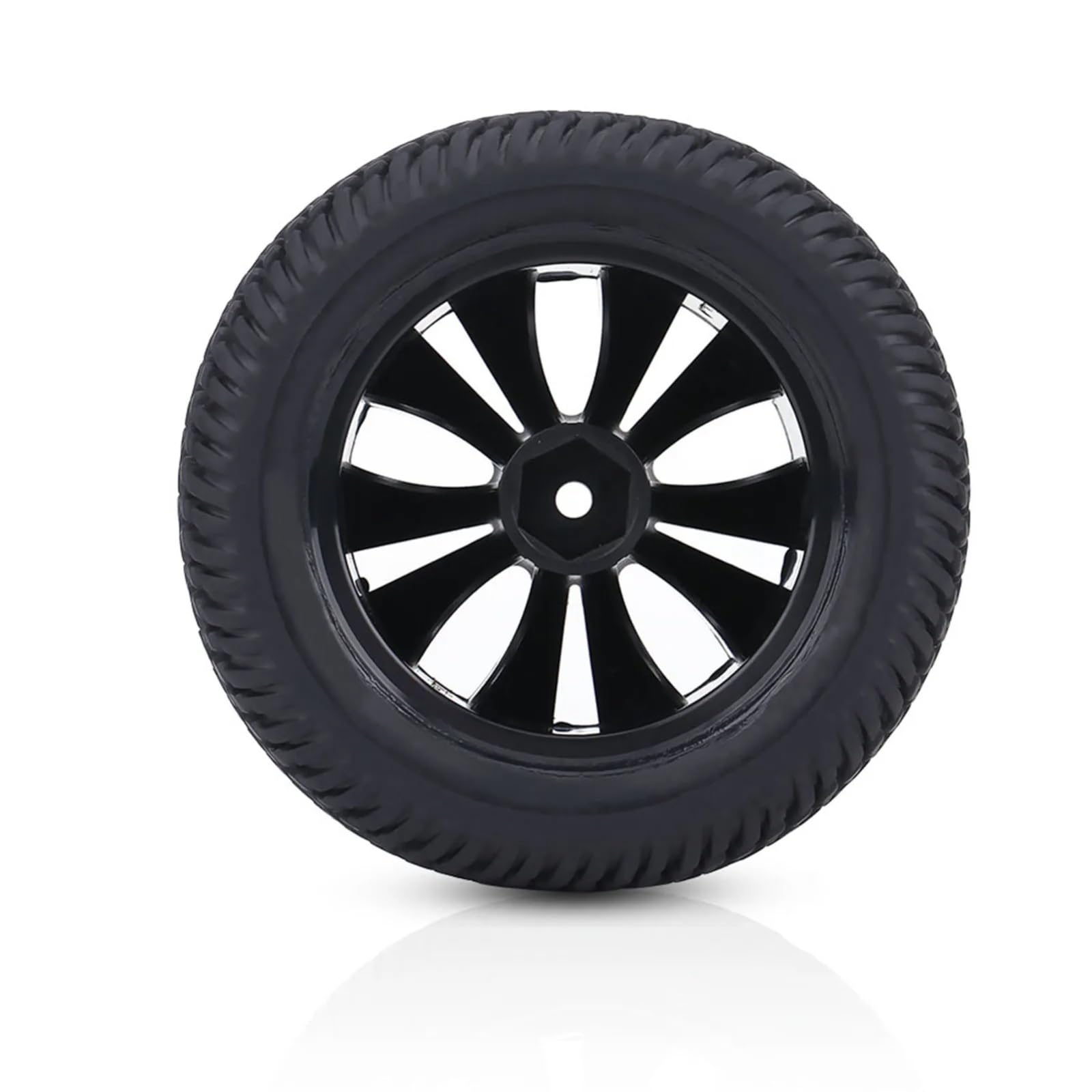 Per Racing 1:12 2 Pezzi Ruote Gomma Pneumatici Plastica Mozzi RC Auto Modello Camion Accessorio Modificato Fuoristrada Veicoli Cingolati