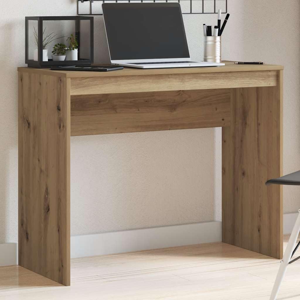 Hothingwell Schreibtisch, 90 x 40 x 72 cm, Holz | Glatte Oberfläche, feuchtigkeitsbeständig, für kleines Büro oder Schlafsaal, einfache Reinigung mit einem feuchten Tuch