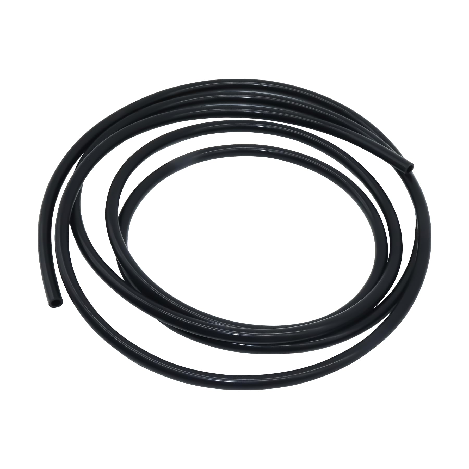 iMeistek Flexible Silicone Tubing,Inner Diameter 5mm,Outer Diameter 7mm,3 Metre Black Silicone Hose for Pumps and Air Hoses