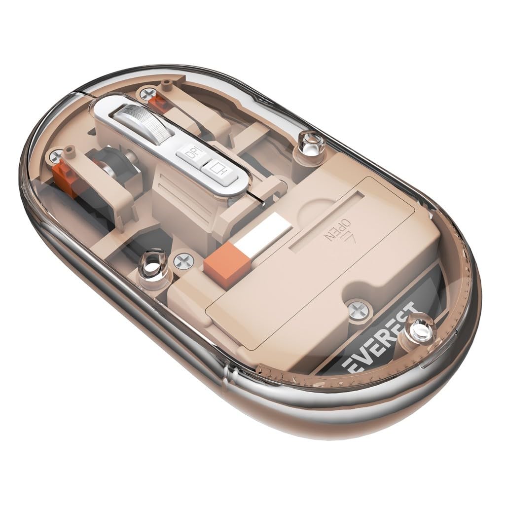 Everest SM-BT29 Glassy Rose Gold Transparan 2in1 Bluetooth ve 2.4
