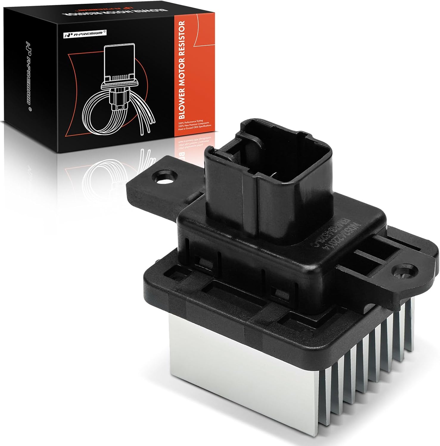 A-Premium Front HVAC Blower Motor Resistor Compatible with Mitsubishi Outlander 2014-2019, Outlander Sport 2014-2019, Eclipse Cross 2018-2019 - Replace# 7802A240